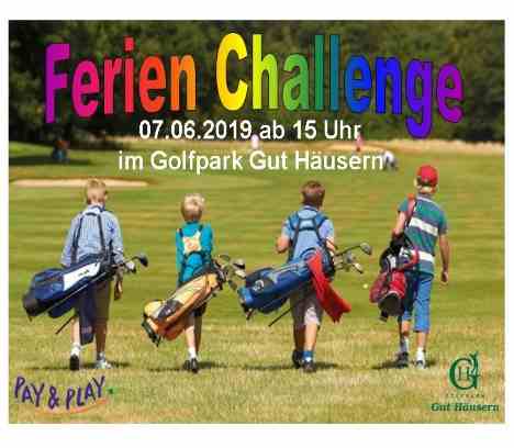 Ferien Challenge für Kids im Golfpark Gut Häusern am 07.06.2019