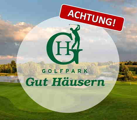 Zufahrt Golfpark Gut Häusern 02.11. ab 14 Uhr bis 03.11.2022 08.00 Uhr gesperrt!