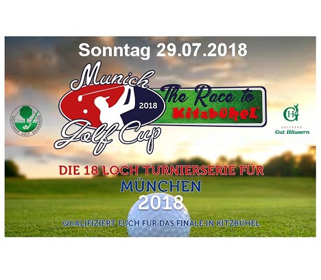Offenes Turnier – Munich Golf Cup  am 29.07.2018 im Golfpark Gut Häusern