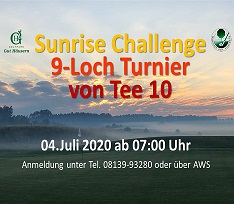 Sunrise Challenge 9-Loch am 04.07.2020 im Golfpark Gut Häusern